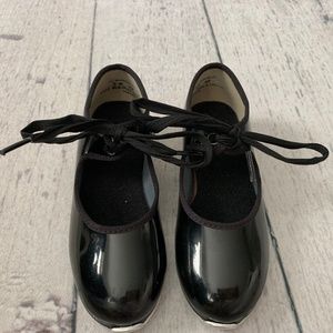 Black tap shoes